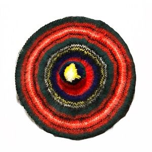 Vintage Made In Scotland Royal Stewart Tartan Beret